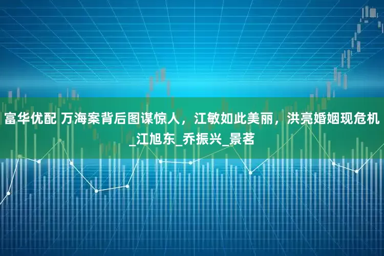 富华优配 万海案背后图谋惊人，江敏如此美丽，洪亮婚姻现危机_江旭东_乔振兴_景茗