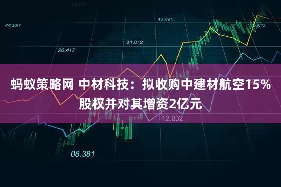 蚂蚁策略网 中材科技：拟收购中建材航空15%股权并对其增资2亿元
