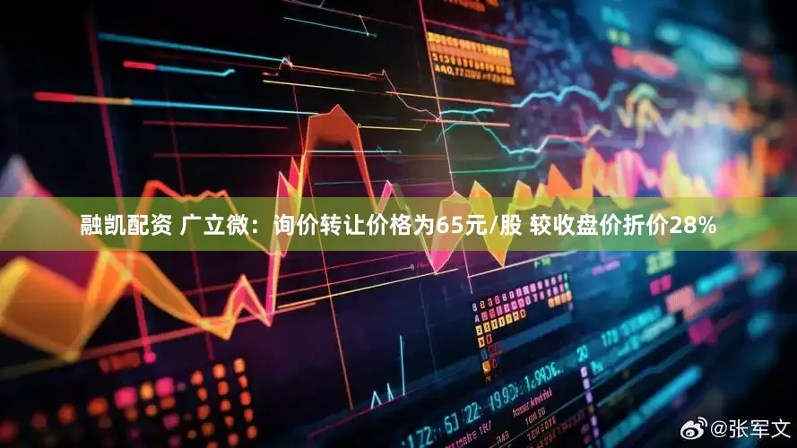融凯配资 广立微：询价转让价格为65元/股 较收盘价折价28%